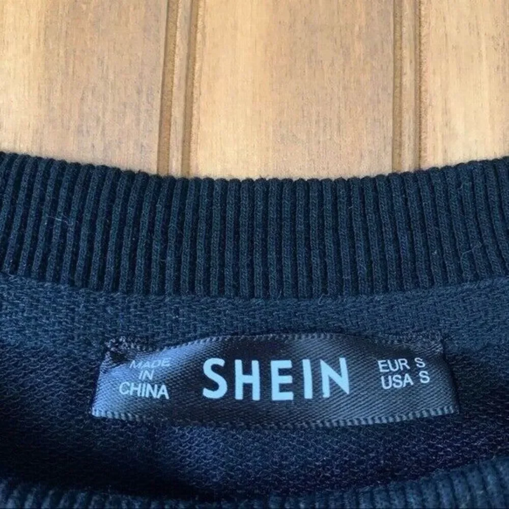 SHEIN Botanical Embroidered Sweatshirt| Women’s Size Small